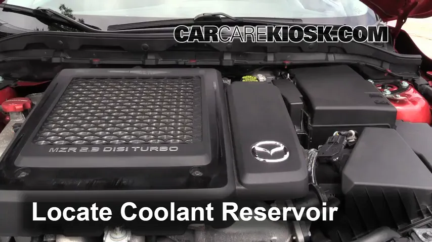 2011 Mazda 3 Mazdaspeed 2.3L 4 Cyl. Turbo Refrigerante (anticongelante) Cambiar refrigerante